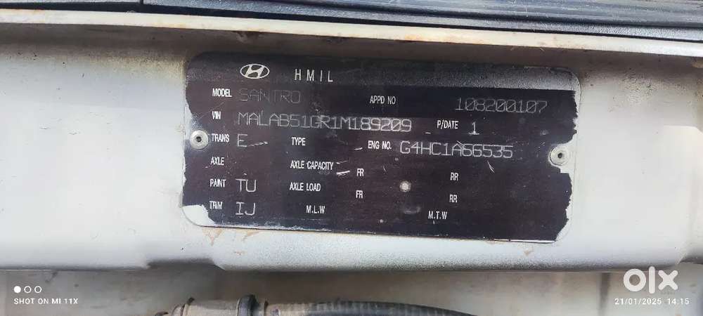 Hyundai Santro 2001 Petrol 200000 Km Driven