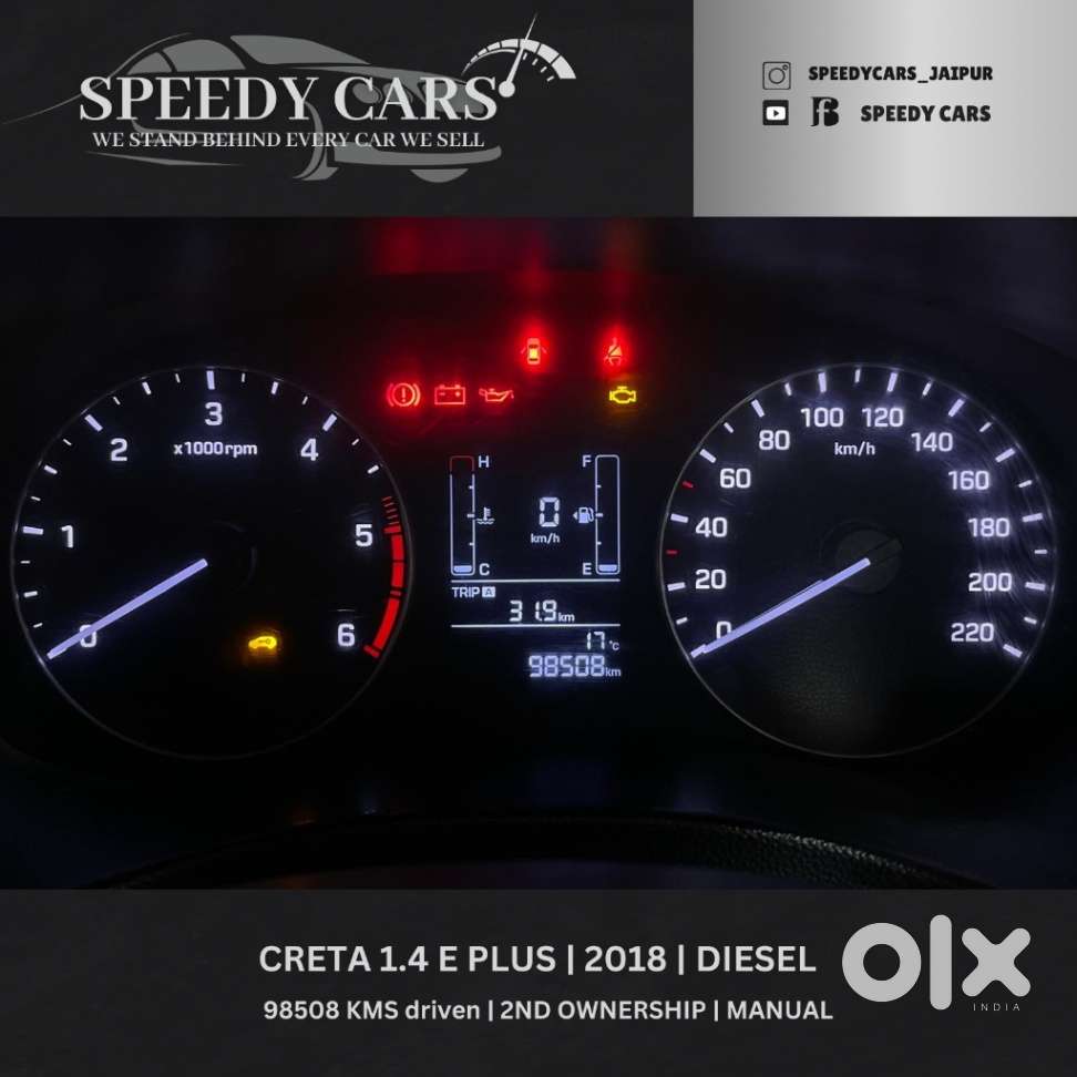 Hyundai Creta 1.4 E Plus Crdi, 2018, Diesel