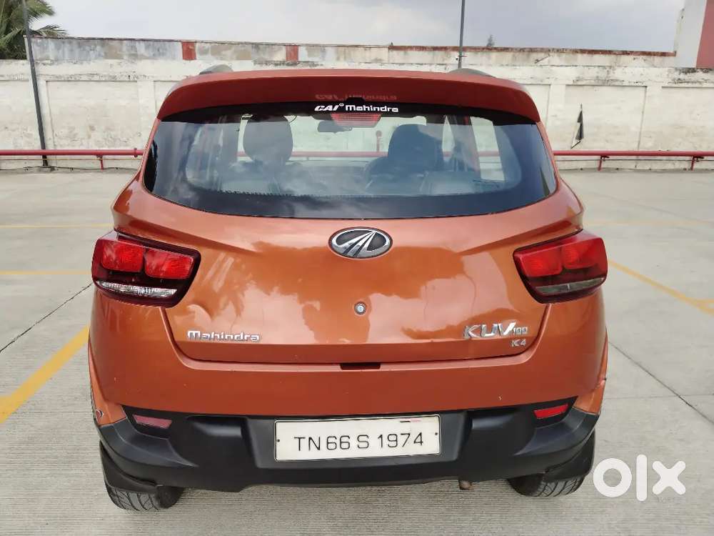 Kuv100 K4 Diesel Sport Orange Colour Coimbatore Registration 1st Owner
