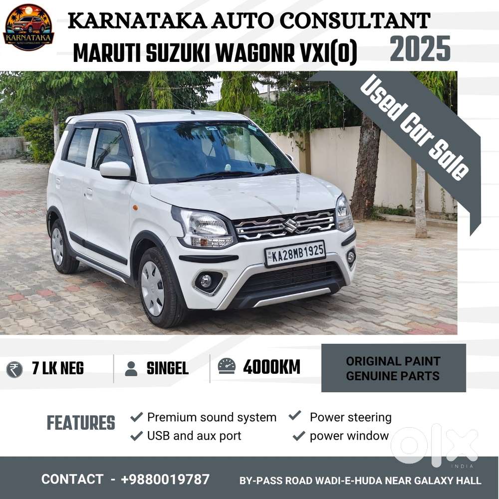Maruti Suzuki Wagon R Vxi Plus(o), 2025, Petrol