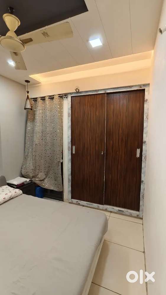 Spacious 3bhk semi furnished high rise flat near Raiya Hill