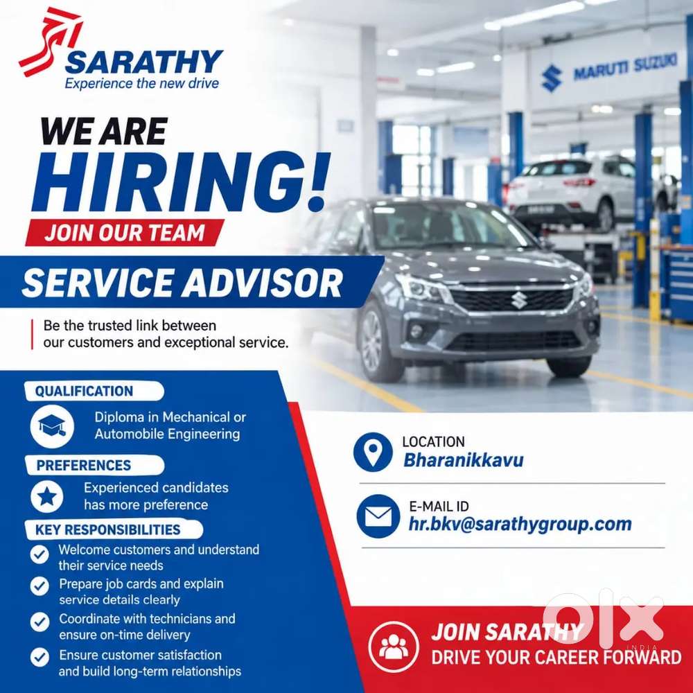 Hiring service advisor