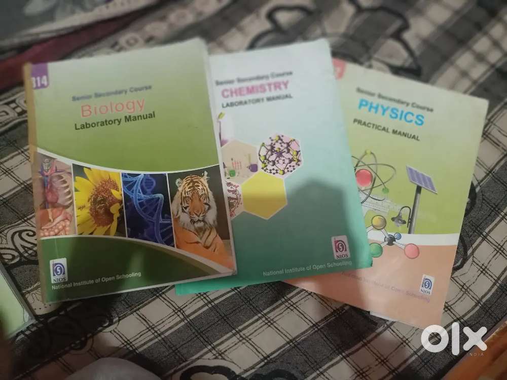 Brand New NIOS Class 12th Science Complete Set (2026 Ed) + Lab Manual