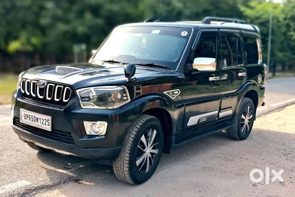 Mahindra Scorpio S7 Black Color 1st Owner  2020 On Record Driven