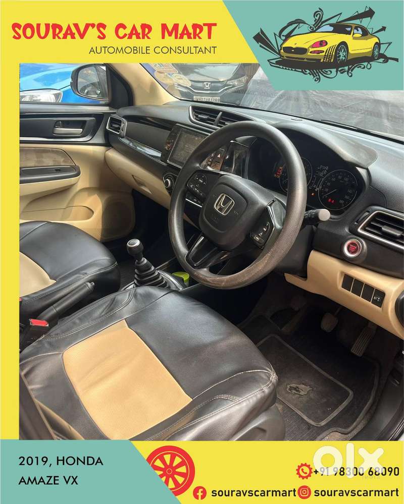 Honda Amaze Vx 1.2 Petrol Mt, 2019, Petrol