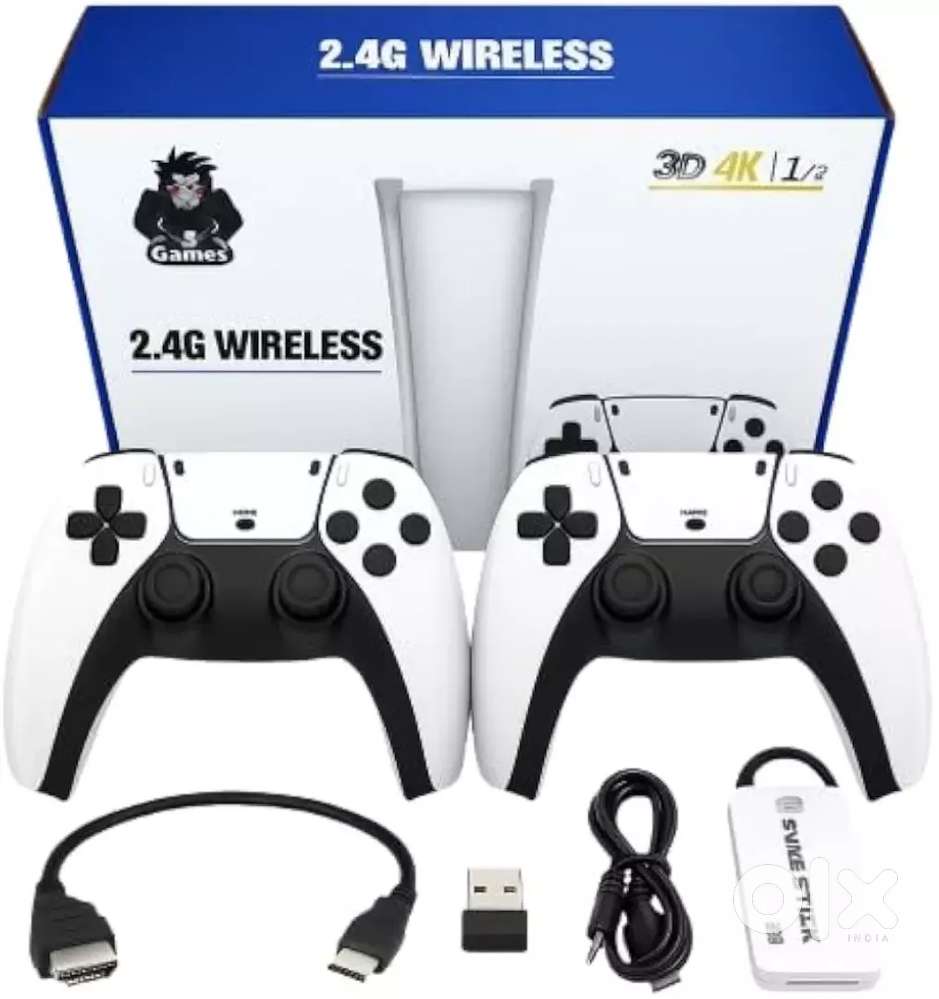 Wireless Retro Video Game Console 4K HDMI TV Gaming Stick with 2.4G Wi