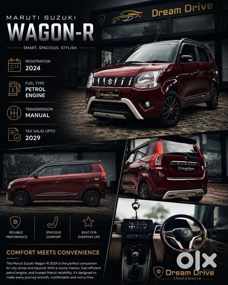 Maruti Suzuki Wagon R Zxi Plus 1.2 Ags Dual Tone, 2024, Petrol