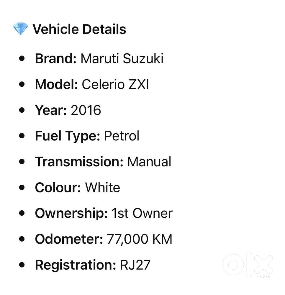 Maruti Suzuki Celerio 1.0 Zxi Mt, 2016, Petrol
