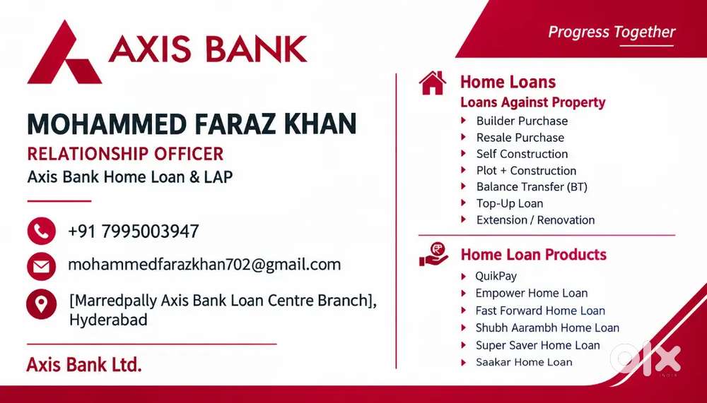 Iam Mohammed faraz khan form Axis Bank home loan department