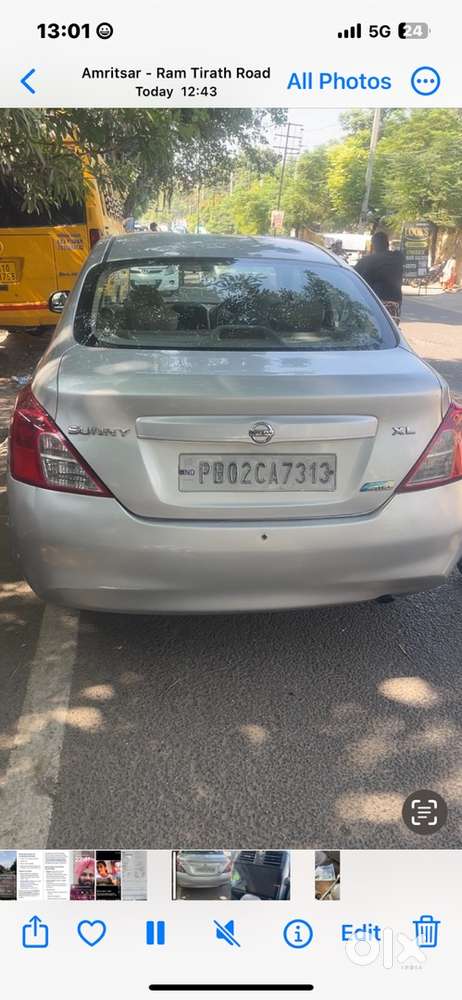 Nissan Sunny Diesel 2013 Silver Colour