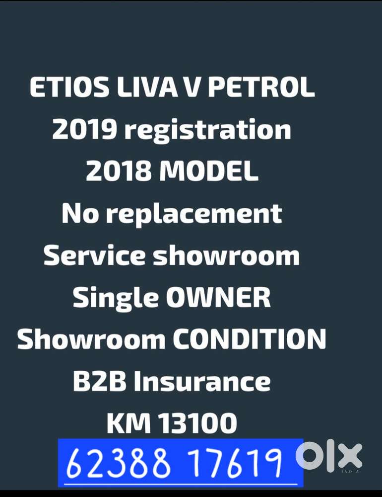 Toyota Etios Liva V Dual Tone, 2019, Petrol