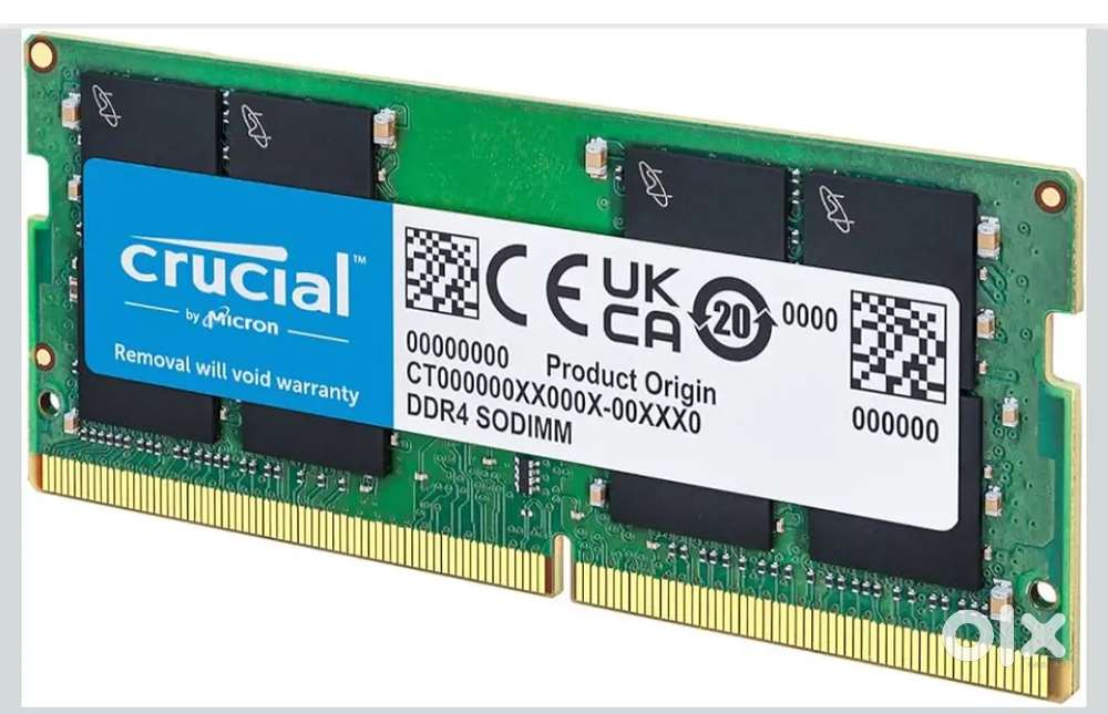 Crucial 8gb ddr4 3200mhz RAM (8gbX2 sticks ) ie. 16 gb