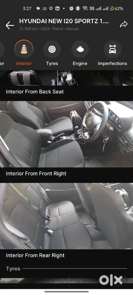 Hyundai New I20 2022 Petrol 21500 Km Driven