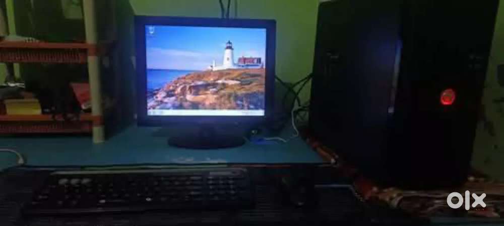 CPU and monitor