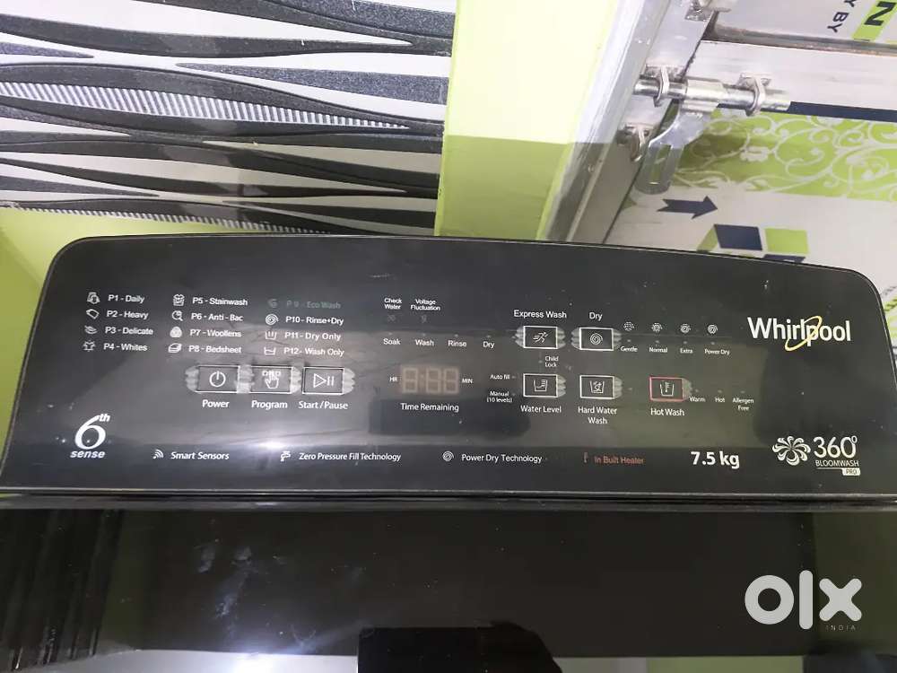 Whirlpool Automatic washing machine 7.5 kg