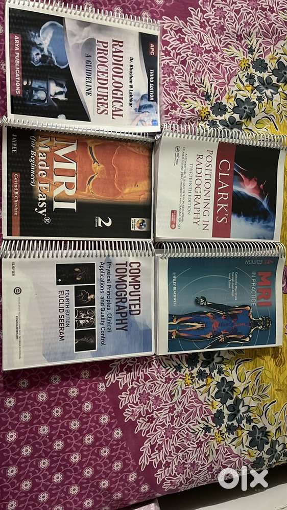  5 Brand New Radiography Books  MRI  CT  Clark’s  Unused