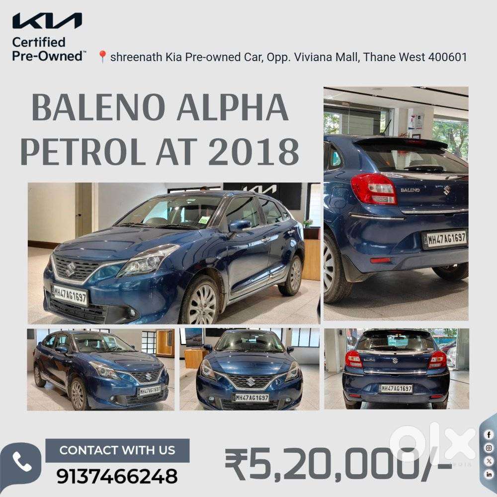 Maruti Suzuki Baleno 2015-2019 1.2 Alpha At, 2018, Petrol