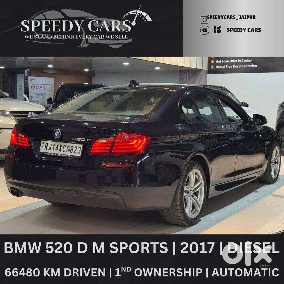 Bmw 5 Series 2.0 520d M Sport, 2017, Diesel