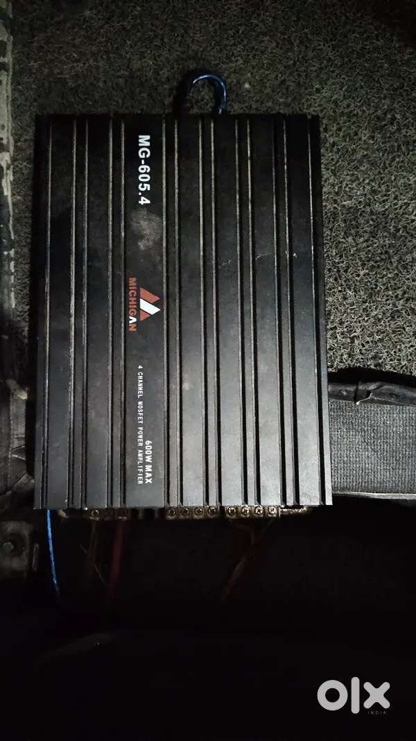 Michigan MG‑605.4 4‑Channel Amp + Infinity Primus 1200T Tube Subwoofer