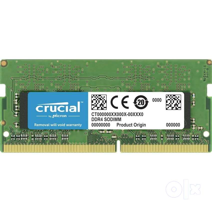 Crucial RAM 4GB DDR4 3200MHz CL22 (or 2933MHz or 2666MHz) Laptop ram 2 ...