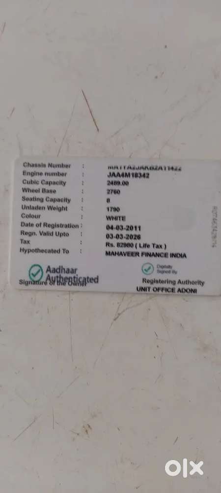 Mahindra Xylo 2009
