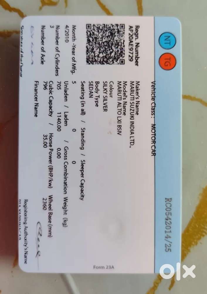 Alto Lxi 2010 Bs 4. Exlent Condition