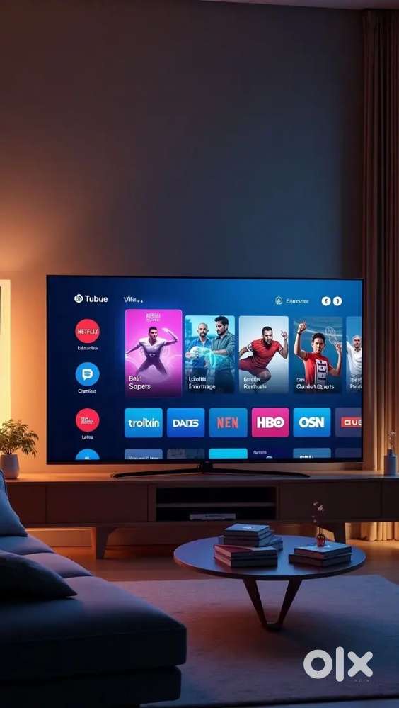 32 inch 4K LED smart TV- Voice assistant- NEW TV- onsite warranty