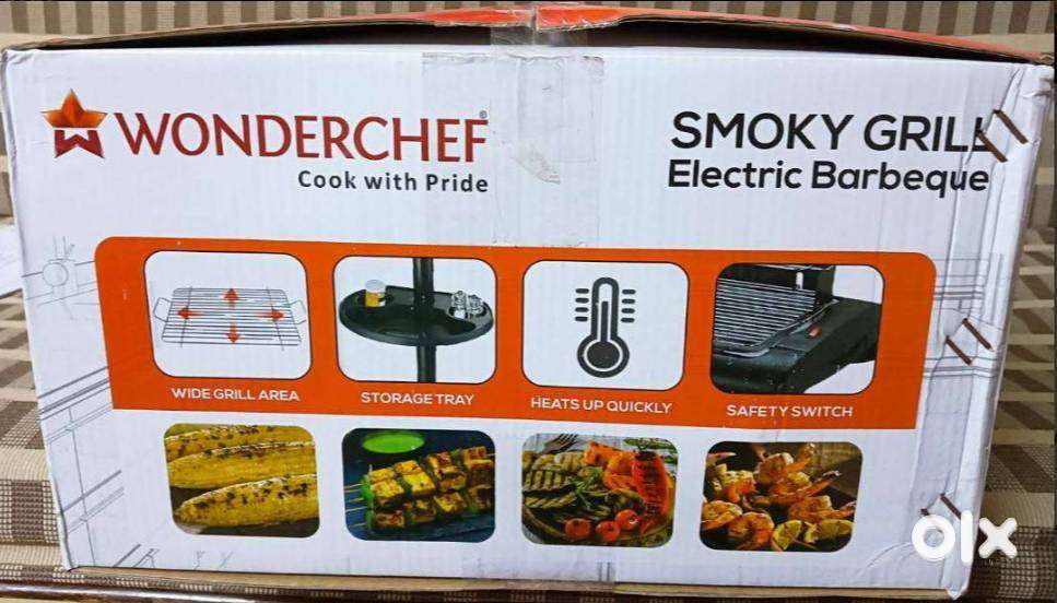 Wonderchef Smoky Grill Non-Stick Electric Barbeque(BBQ) Kitchen
