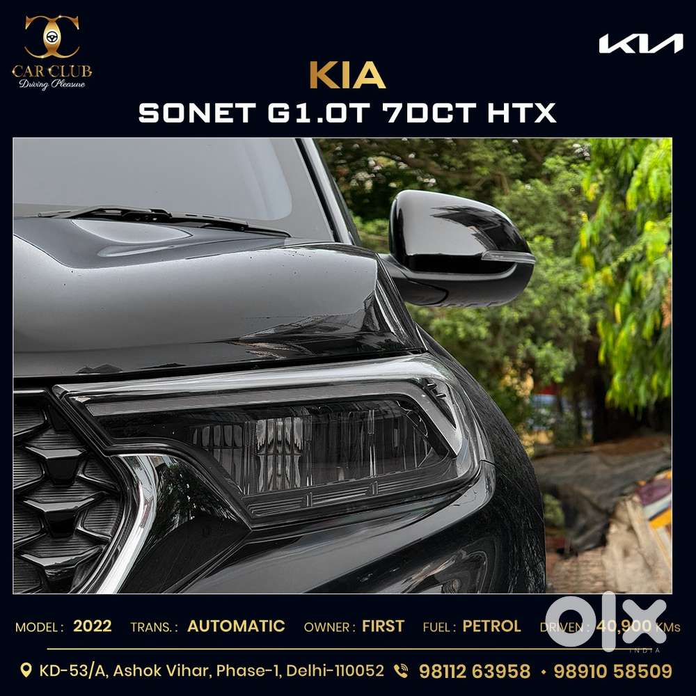 Kia Sonet 1.0 Htx Dct Anniversary Edition, 2022, Petrol