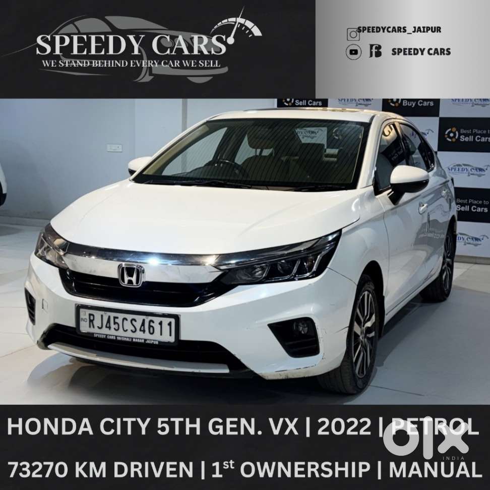 Honda City Vx Petrol Mt, 2022, Petrol