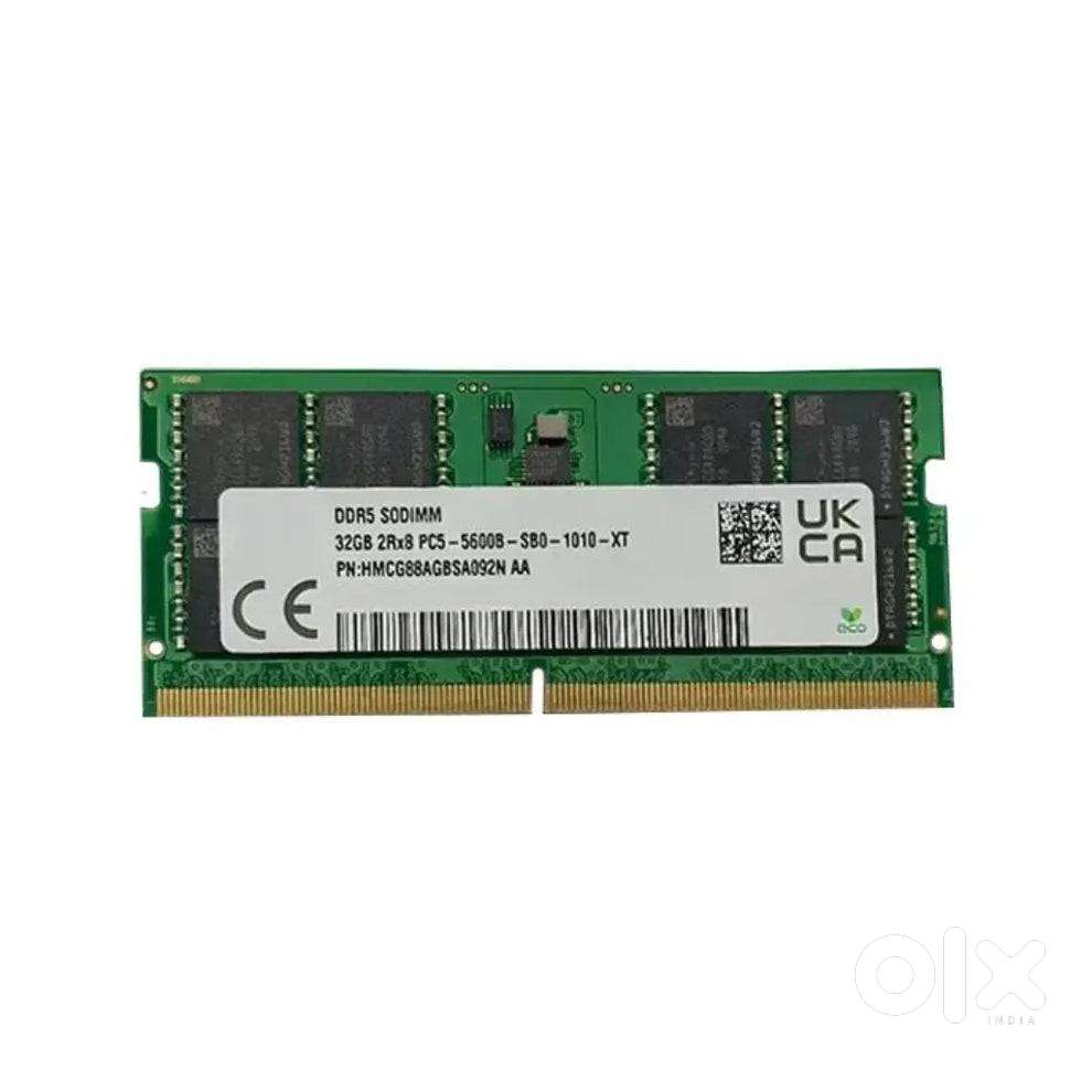 SK Hynix DDR5 32GB 6400MT/s メモリ 2枚セット SK Hynix 32GB DDR5 RAM 5600MHz Laptop Memory - Hard Disks
