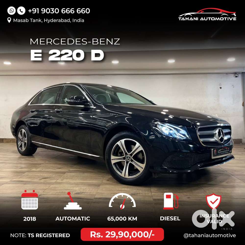 Mercedes-benz E-class Exclusive E 220 D, 2018, Diesel