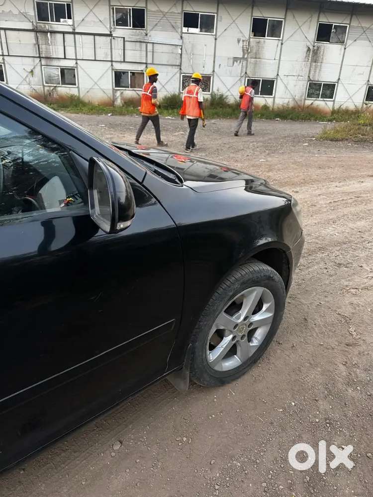 Skoda Laura Black Colour Near Interior