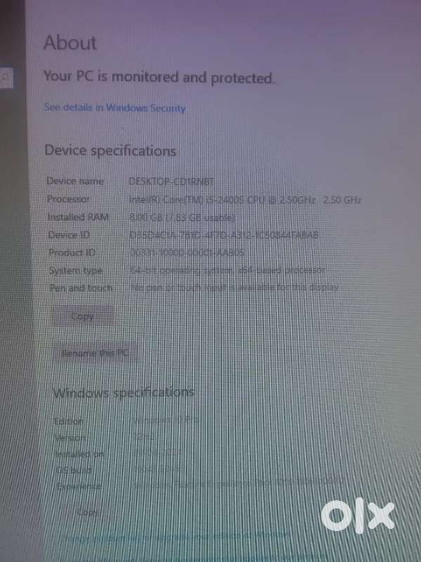 I5 COMPUTER FOR SALE