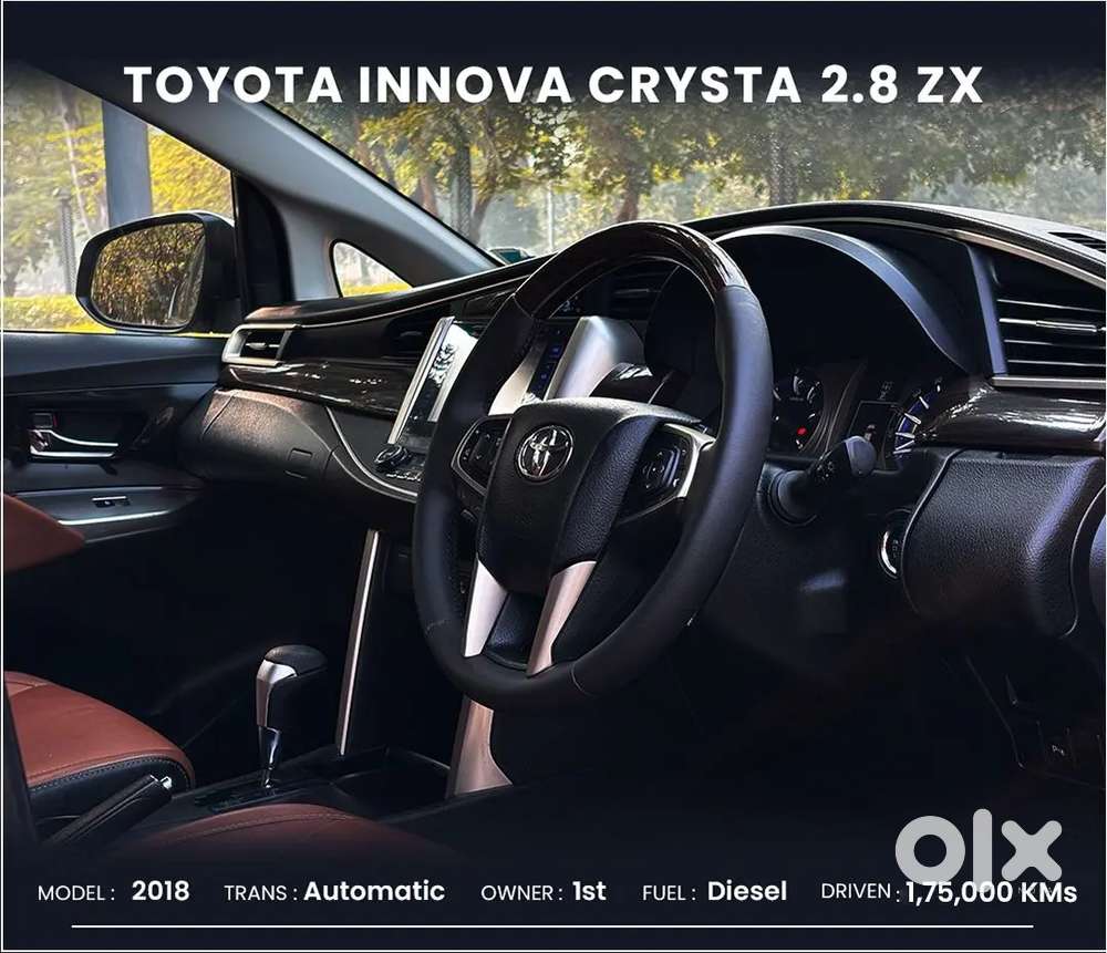 Innova Crysta 2.8 Zx At 2018 Dl Reg