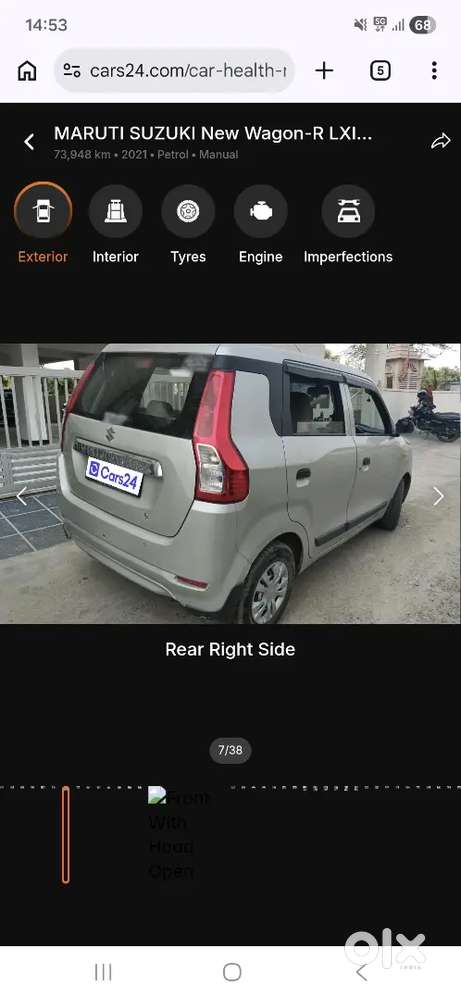 Maruti Suzuki Wagon R 2021 Petrol 73500 Km Driven