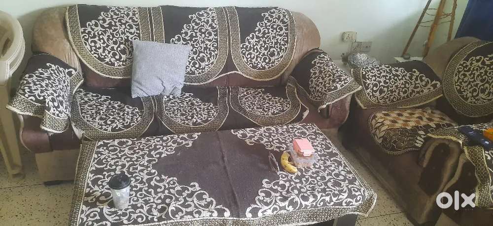 Sofa with center table