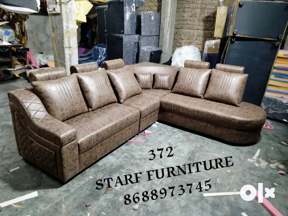 L shape deals sofa on olx