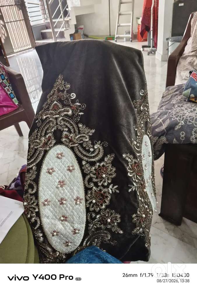 Beautiful brown Valvet curtain 1