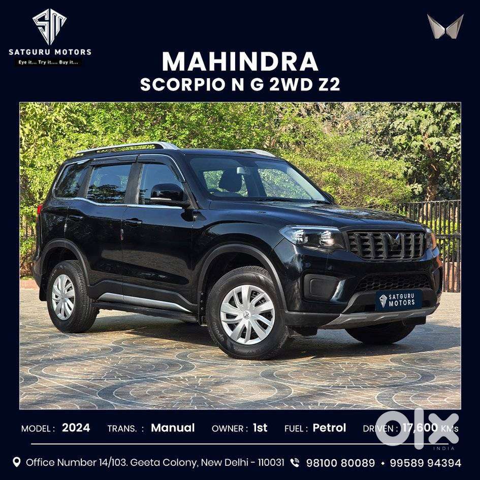 Mahindra Scorpio N Z2 Petrol Mt 6 Str, 2024, Petrol