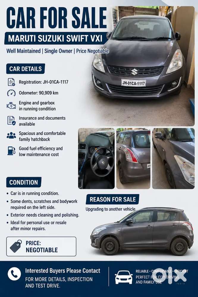 Swift Vxi For Sale