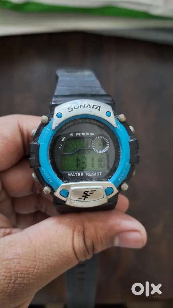 How to set time on sonata digital discount watch