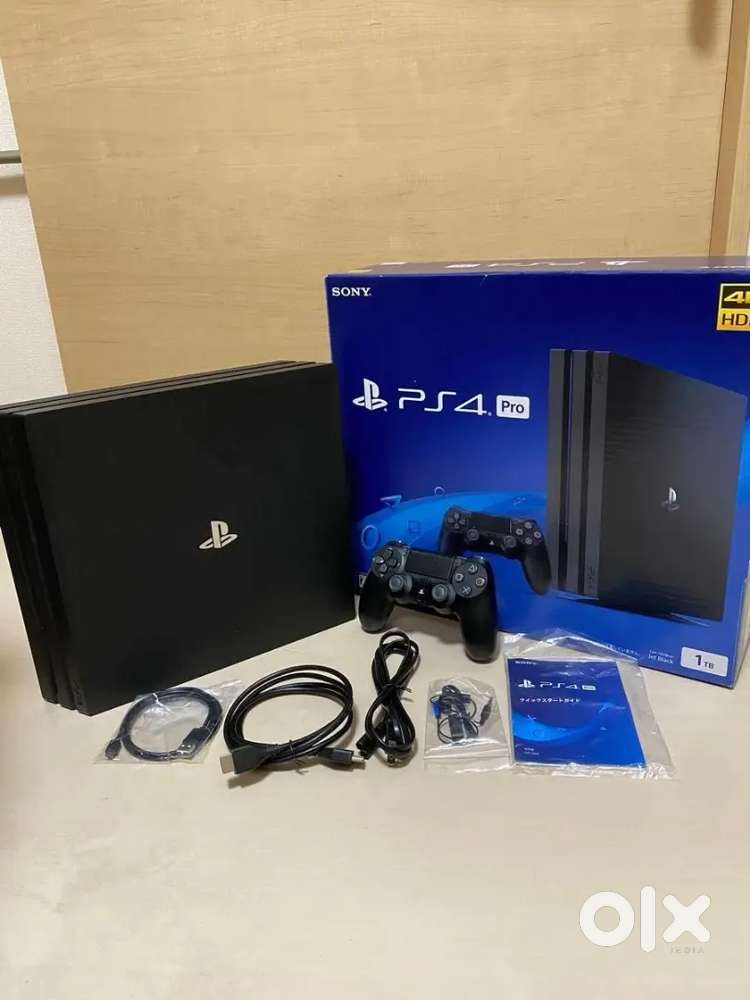 Sony PlayStation 4 Pro Console CUH-7200B Jet Black 1TB System w/box