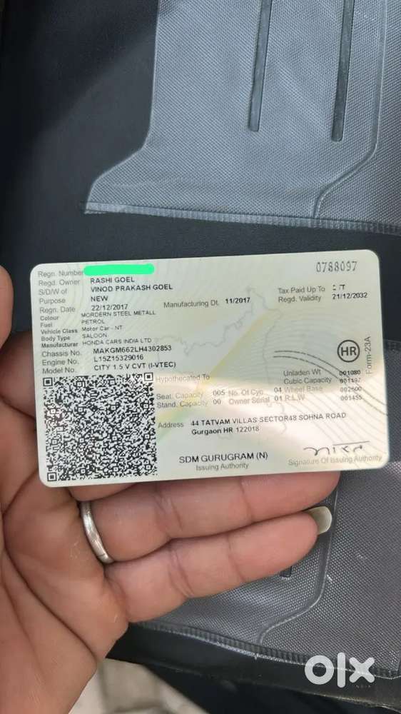 Honda City Zx 2017 Petrol 44689 Km Driven