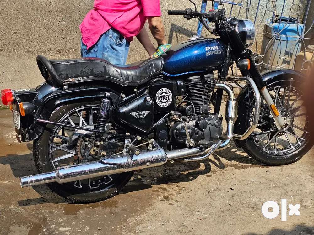 Royal enfield bullet 350 es royal blue colour sales