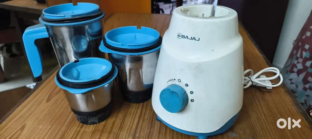 Bajaj Mixer Grinder with 3 Stainless Steel Jars