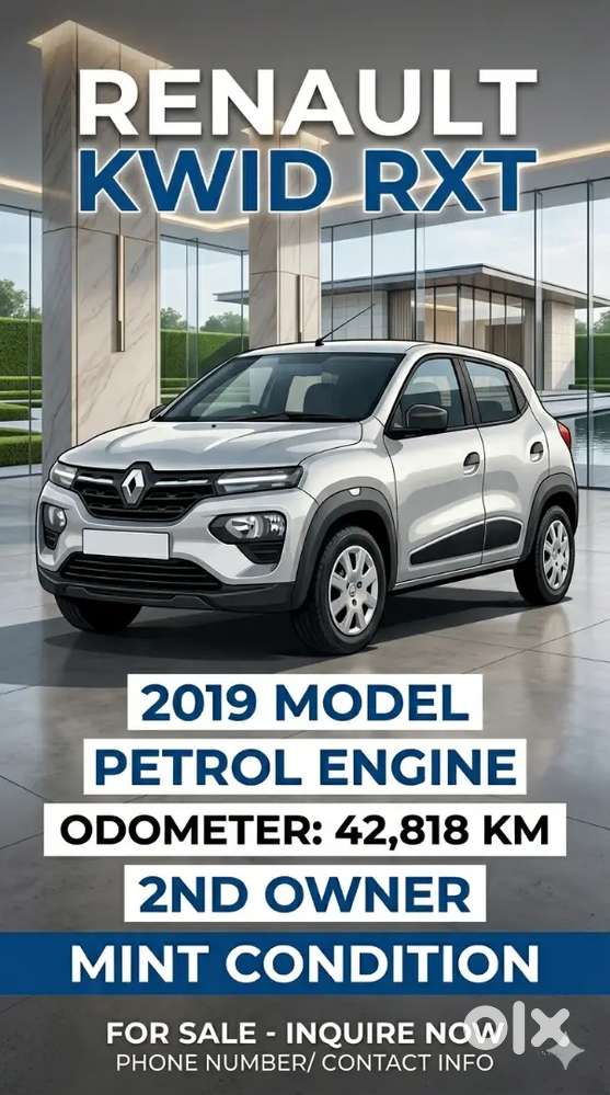 Renault Kwid 2019 Petrol Mint Condition