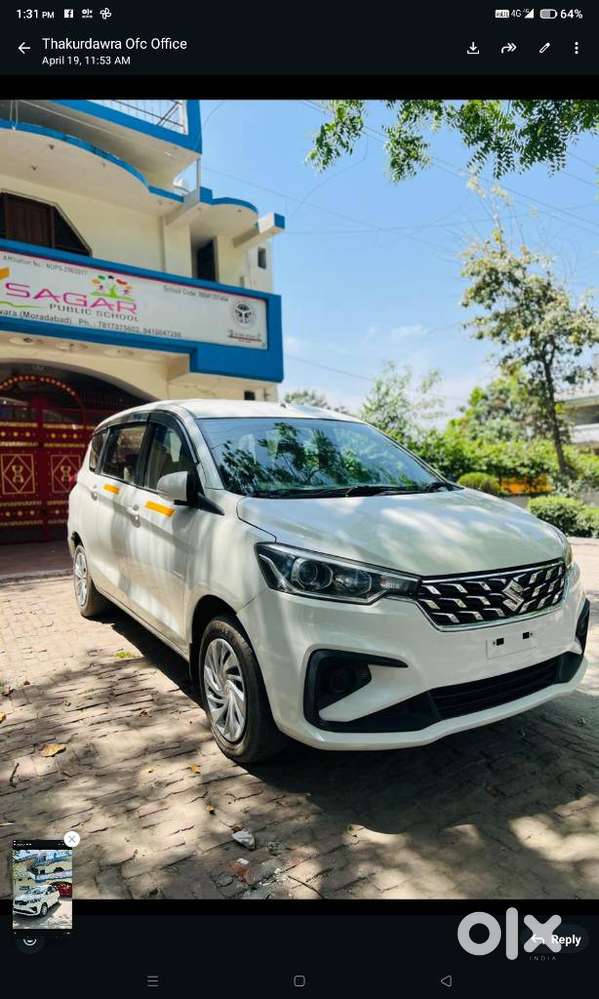 Maruti Suzuki Ertiga 1.5 Tour M Cng, 2023, Cng & Hybrids
