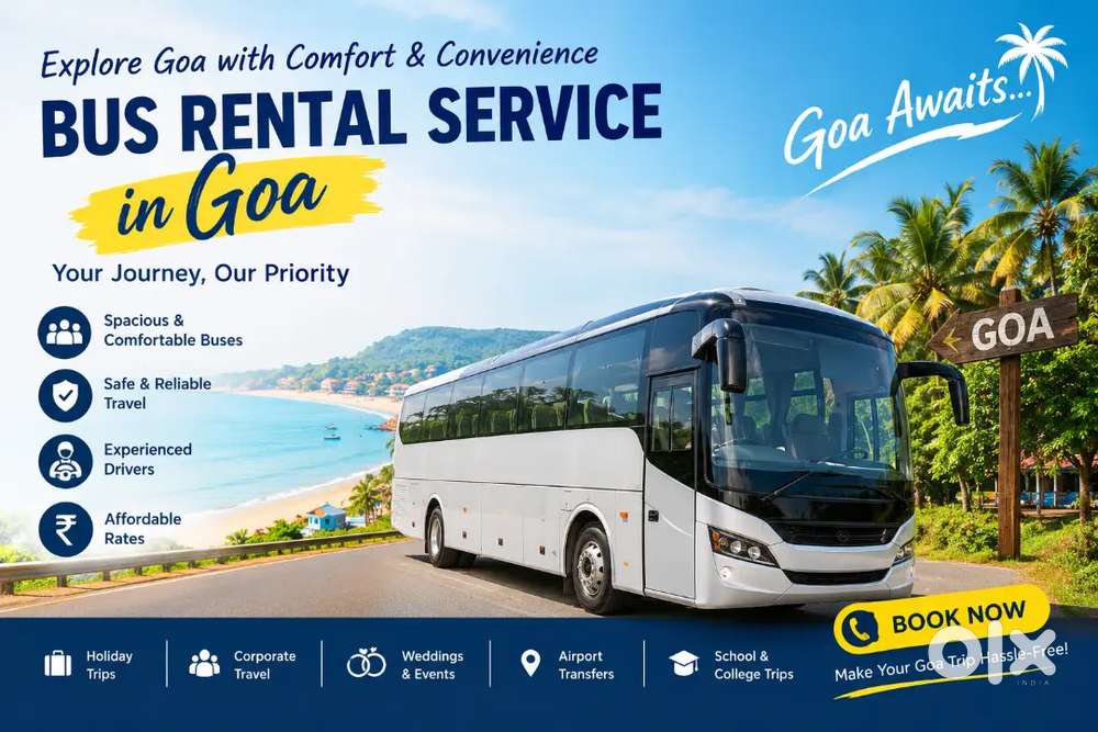 40 seater bus for daily and monthly rental