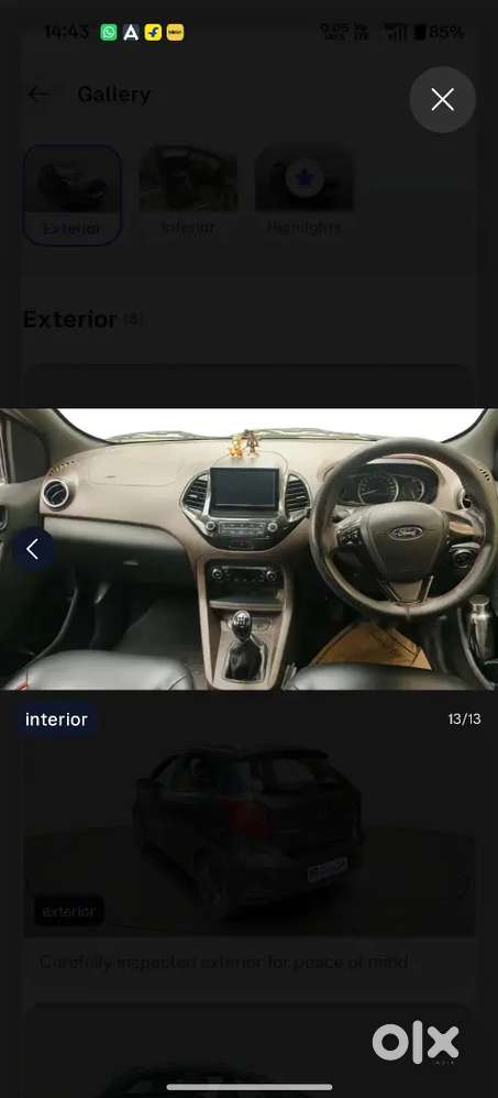 Ford Freestyle 1.2 Petrol 2018 With Cng